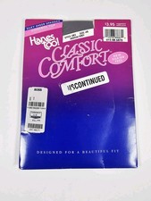 Hanes Classic Comfort Pantyhose Control Top Silky Sheer Size AB Gray...