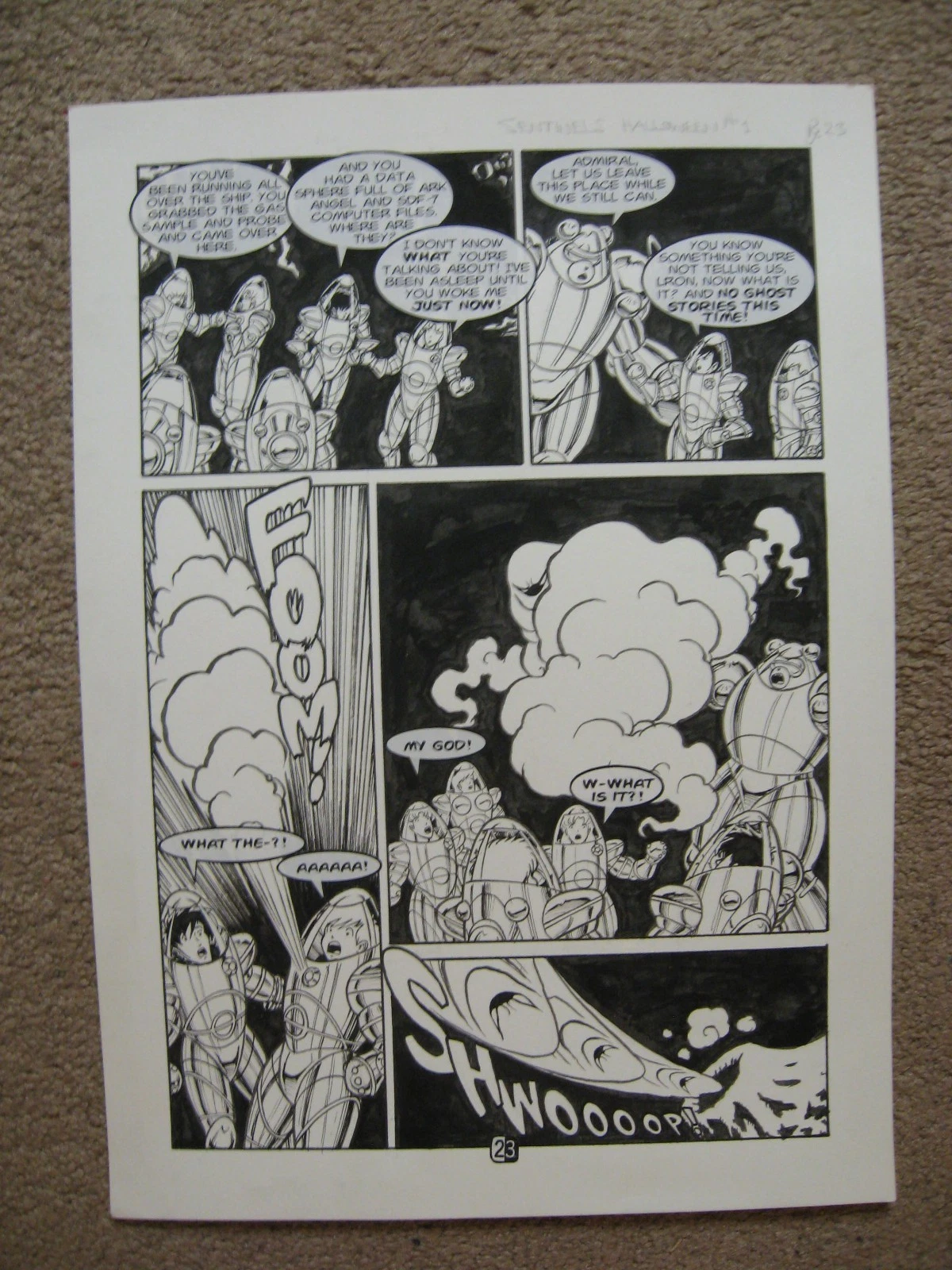 Bruce Timm The Big Tease Page 10, in Karen's Pages's Bruce