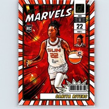 2025 Panini WNBA Donruss - Saniya Rivers #5 - Net Marvels RC Press Proof - Sun