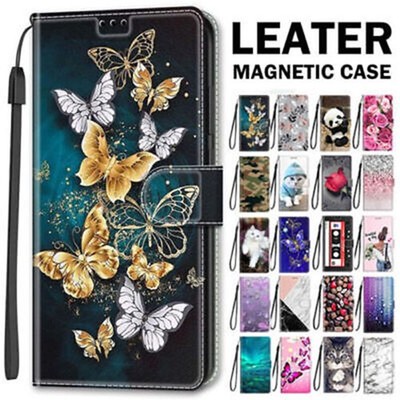 Für iPhone 15 Pro Max 14 Plus 13 12 11 XS XR SE Kickstand Wallet Case Flip Cover