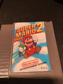 Super Mario Bros 2 Nintendo NES Game Cartridge 1985~