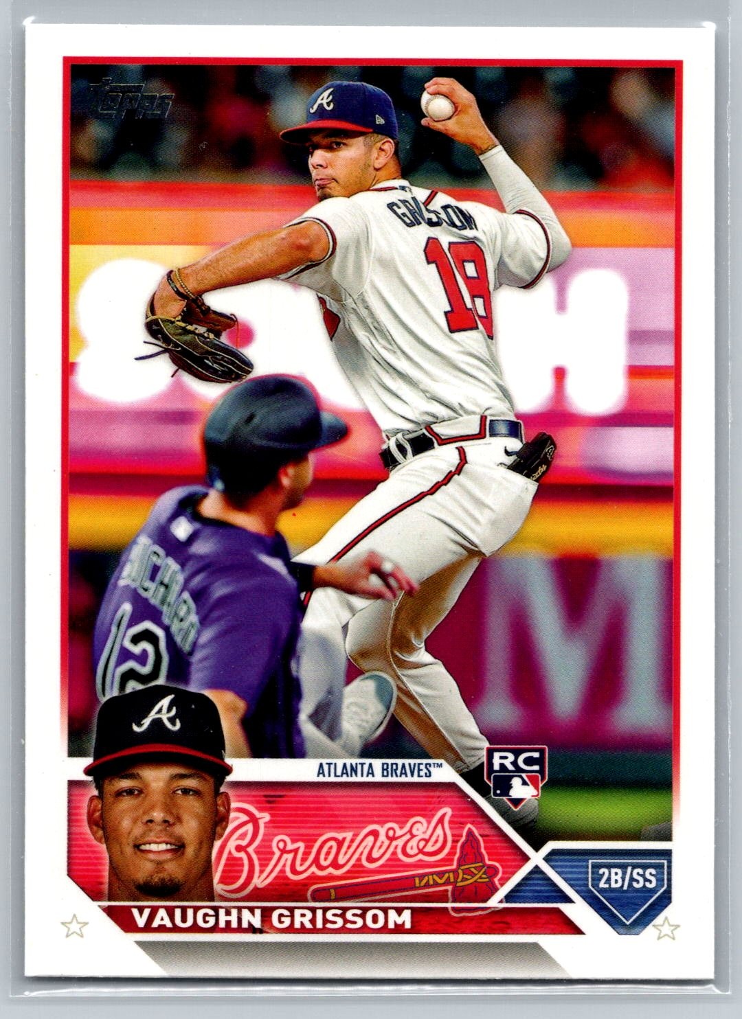 2023 Topps #275 Vaughn Grissom Atlanta Braves  RC Rookie