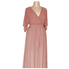 Baltic Born Women's Pink Maxi Dress (XL)