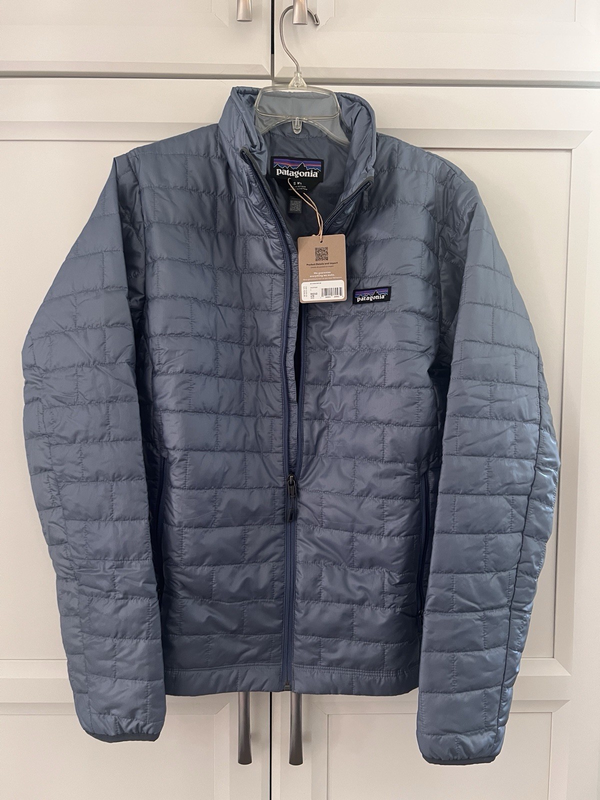Patagonia Men’s Nano Puff Jacket Small Utility Blue New with Tags Primaloft thumbnail 2