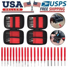 42X Car Pin Terminal Removal Kit, Electrical Pin Extractor with Protective Case