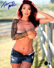 Hot Sexy Tera Patrick Signed 8x10 Photo Adult Star Authentic Autograph Beckett