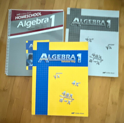 Abeka Homeschool Algebra 1 Teacher s Edition & Solutions Key Set (2007)