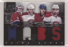 2011-12 Prime Quads Materials 27/75 Carey Price Blake Geoffrion Raphael Diaz 0f6