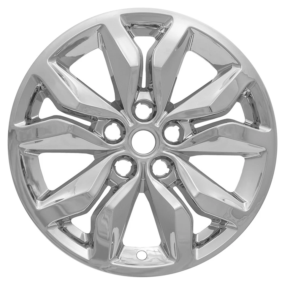 4 cubiertas completas de rueda cromadas de 18" tapacubos para Chevrolet Impala LT 2016-2018 Foto 2 de 4