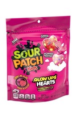 SOUR PATCH KIDS Glow Ups Hearts Soft  Chewy Valentine's Day Candy, 8.47 Oz