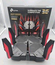 TP-Link WiFi 6 Archer AX10000 Tri-Band Wi-Fi - Black ARCHERAX10000 