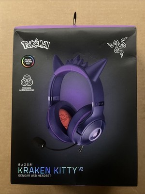 Razer Kraken Kitty V2 Pokemon Gengar Edition Gaming Headset