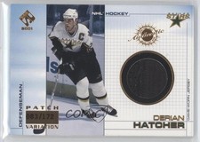 2000-01 Pacific Private Stock Game-Used Gear 83/172 Derian Hatcher #35 Patch m5x