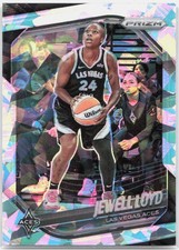 2025 Panini Prizm WNBA #57 Jewell Loyd Ice Prizms Las Vegas Aces