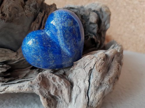 wunderschönes Lapislazuli  Herz, Afghanistan