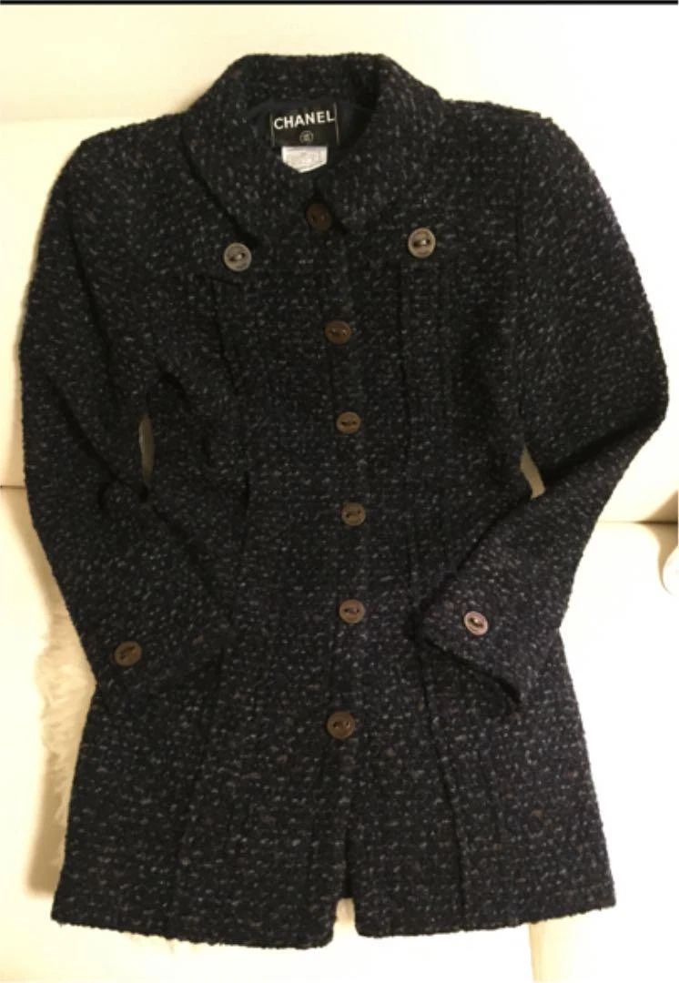 Cappotto Chanel in tweed di lana