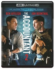 The Accountant 2 4K UHD Blu-ray  NEW