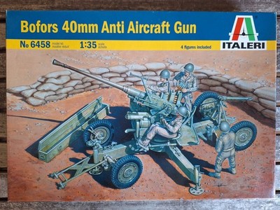 Italeri | Bofors 40mm Anti Aircraft Gun | Nr. 6458 | 1:35 OVP