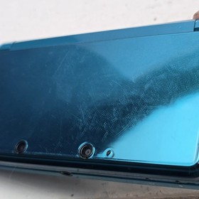 Nintendo 3DS Console Aqua Blue w/ Charger No Stylus - Tested Working 