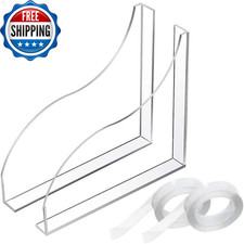 2 Pcs Bathroom Shower Splash Guard for Tub Bathtub Water Guards Shower Water...