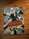 Nintendo Now Your Playing With Power Poster NES Vintage - Nice Original !!