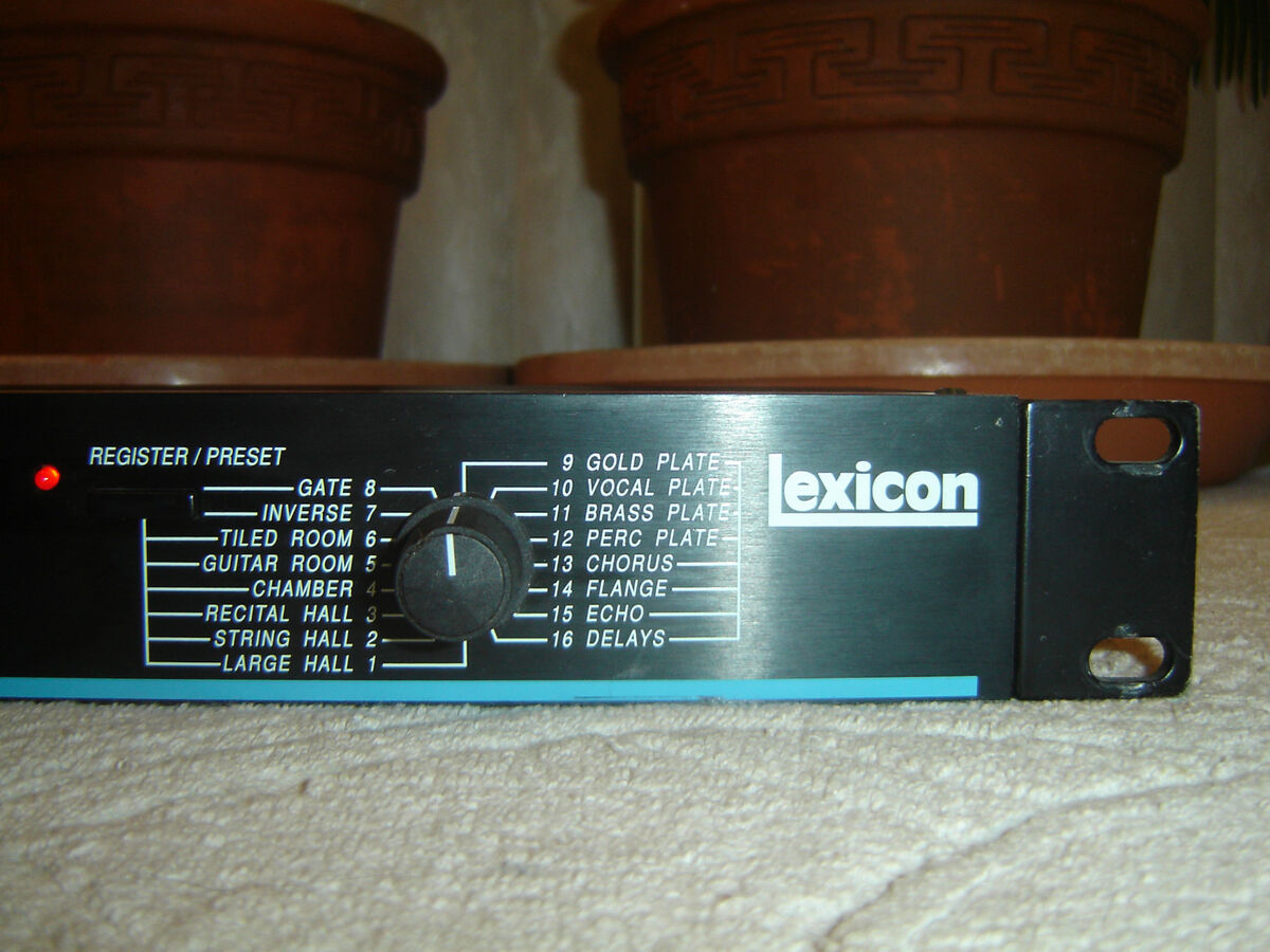 Lexicon Alex, Black Version, Digital Effects Processor Lexicon Alex, Black Version, Digital Effects Processor