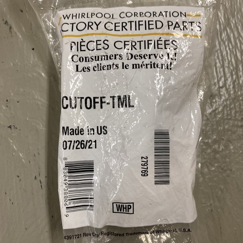 279769 279548 2796769 279769VP Factory OEM Whirlpool Dryer Thermal Cut