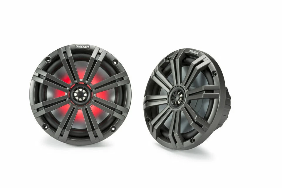 Amplificador NVX MVPA2 600W Marine 2 canais com pacote de alto-falante marinho Kicker 8" - Imagem 2 de 4