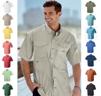New Men Columbia PFG Choice Sz,Color Vented PocketFishing Shirt Short Sleeve NWT New Men Columbia PFG Choice Sz,Color Vented PocketFishing Shirt Short Sleeve NWT