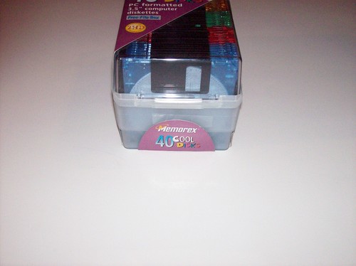 Memorex Cool Disks 40 PC Formateado 3,5" Disquetes de Computadora Free File Box Nuevo - Imagen 5 de 5