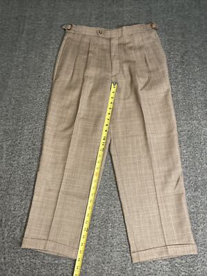 cordovan and grey dress slacks Gray LTD 100% Virgin Wool Plaid Suit Pants Mens Sz 33x28 - Tag 34 DEC22_2FOR99