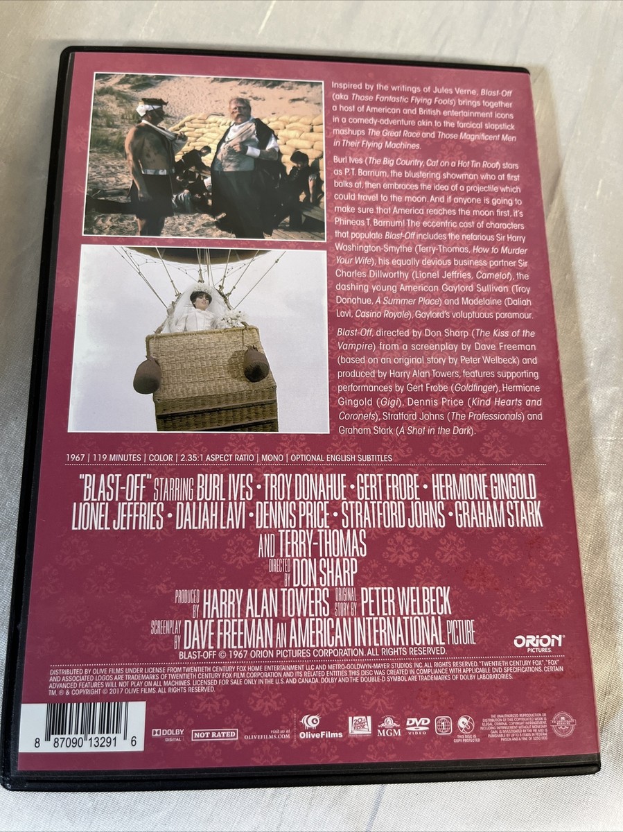 Blast-Off DVD 1967 comedy movie Those Fantastic Flying Fools