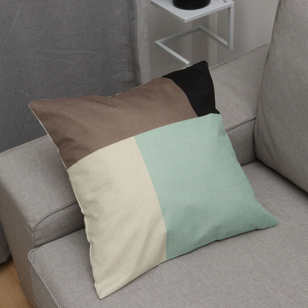 Minimalist Pillow Case Grid Throw Cushion Covers Modern Pillow Cover eBay