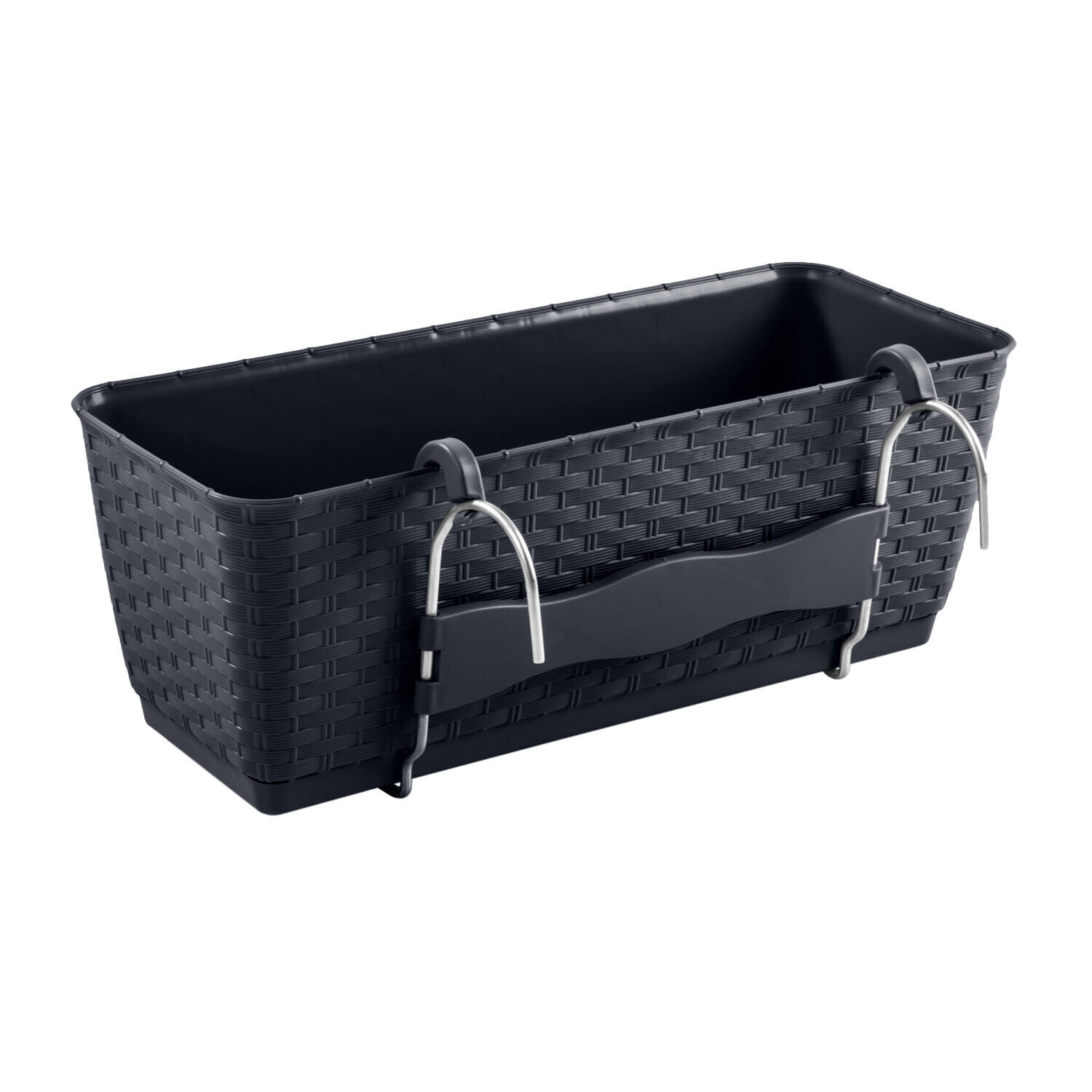 Vaso da ringhiera box da balcone vaso sospeso RATOLLA DRL500PW antracite