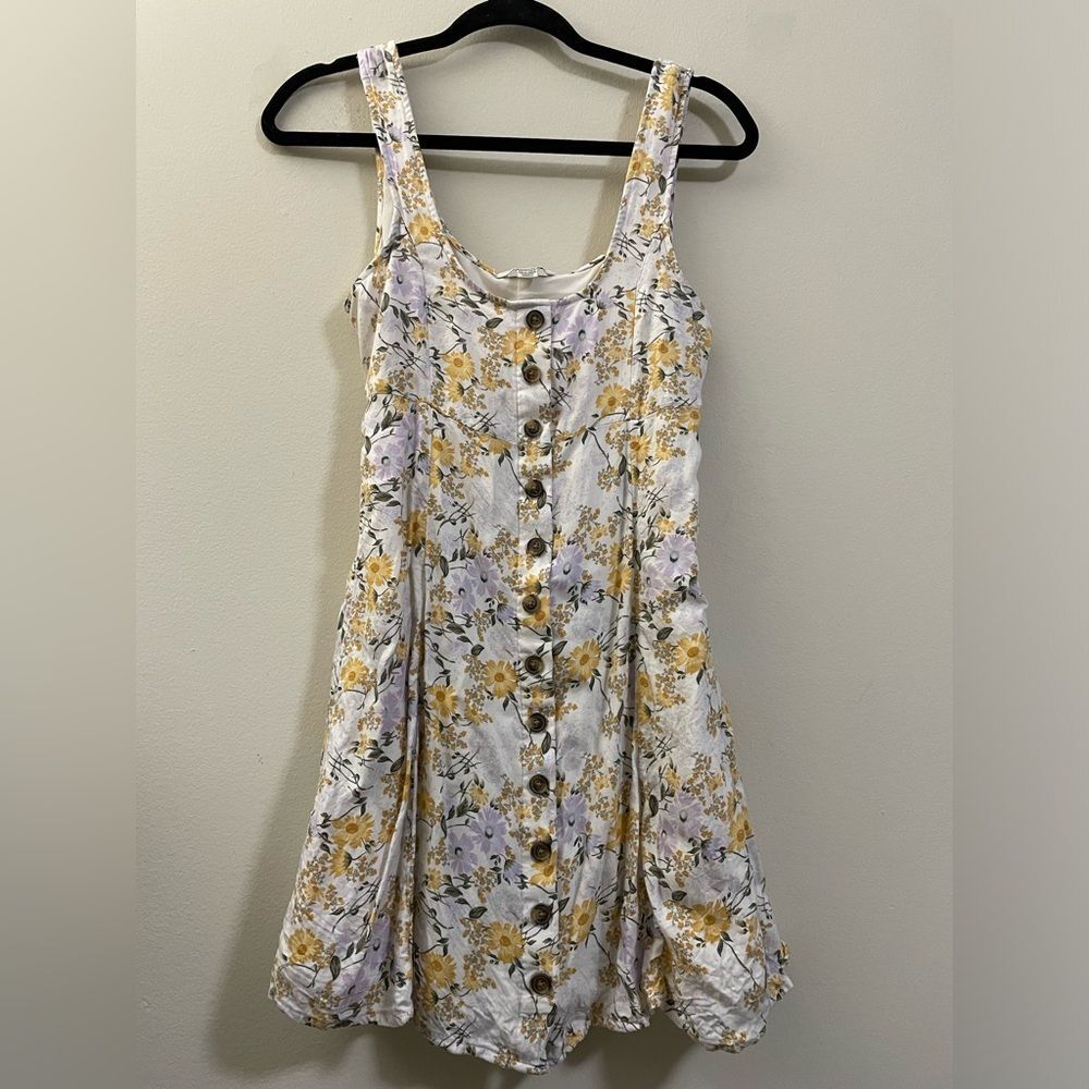 American Eagle Floral Button Down Mini Dress - XS - image 9