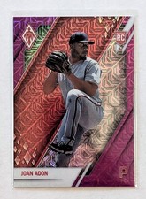 2022 Panini Chronicles Phoenix Joan Adon Purple Mojo /99 RC #19 Nationals