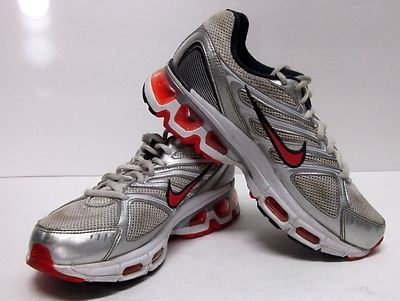 NIKE AIR TAILWIND 2009 WOMEN'S (6) SYNTHETIC MESH WHITE/SILVER RUNNING SHOES GUC