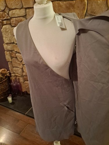 COS Grey Wrap Dress Size XS (may Also Fit Size S) BNWT RRP £69 - Picture 4 of 11