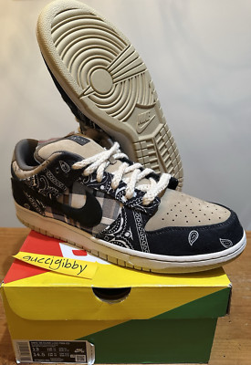 TRAVIS SCOTT X NIKE SB DUNK LOW DS SIZE 13 BRAND NEW JORDAN CT5053-001