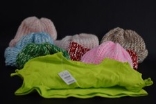 Lot of Toddler Knit Caps and a Top All New Items