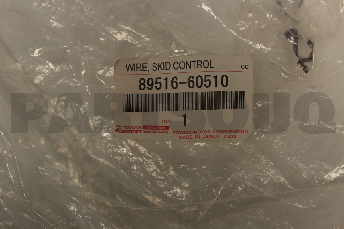 8951660510 Genuine Toyota WIRE, SKID CONTROL 89516-60510 | eBay