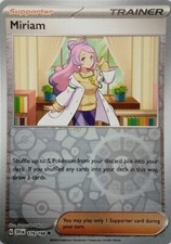 179/198 MIRIAM REVERSE HOLO SCARLET & VIOLET POKEMON CARD