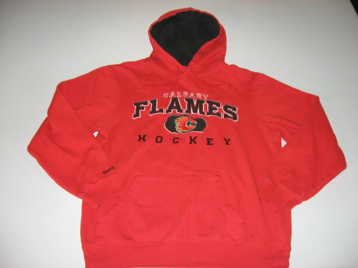 Reebok Face Off Men's Calgary Flames Hoodie Small