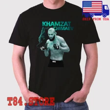 Khamzat Chimaev MMA Fighter Borz MMA Fighter Men's Black Size S to 5XL