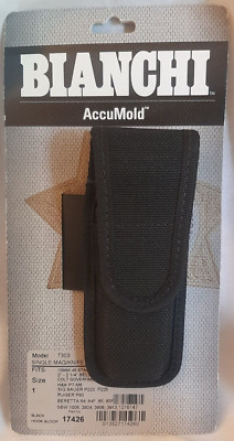 Bianchi 7303 Single Mag /KNIFE POUCH S&W H&K COLT SIG RUGER BERRETA