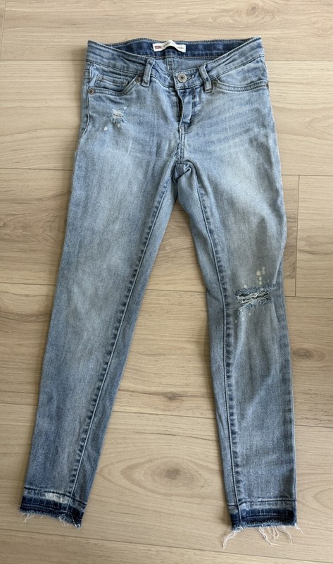 Girls Levi’s Jeans Distressed Size 8 Pants Skinny Jeans Fall