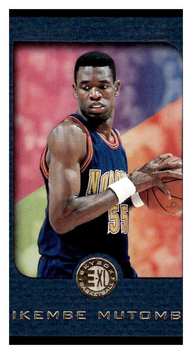 1995-96 SkyBox E-XL #22 Dikembe Mutombo Blue