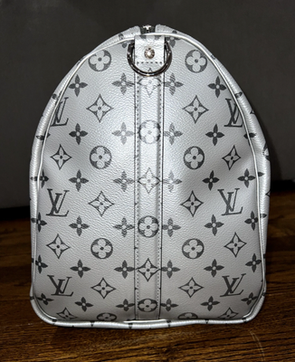 metallic louis vuitton duffle bag