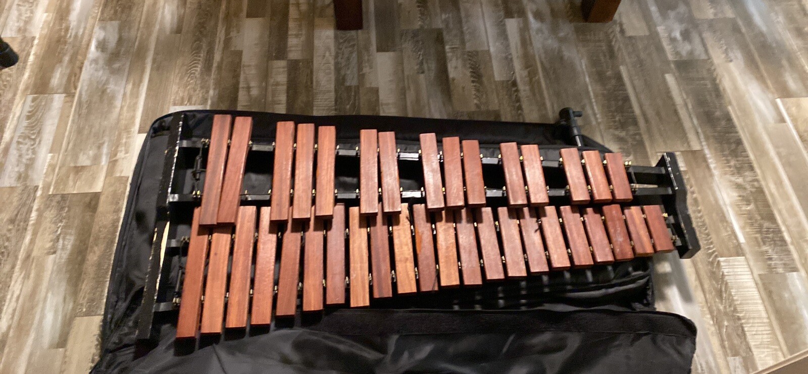 full xylophone with stand and bag and mallets eBay