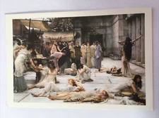 Sir Lawrence Alma-Tadema The Women Of Amphissa Vintage Postcard